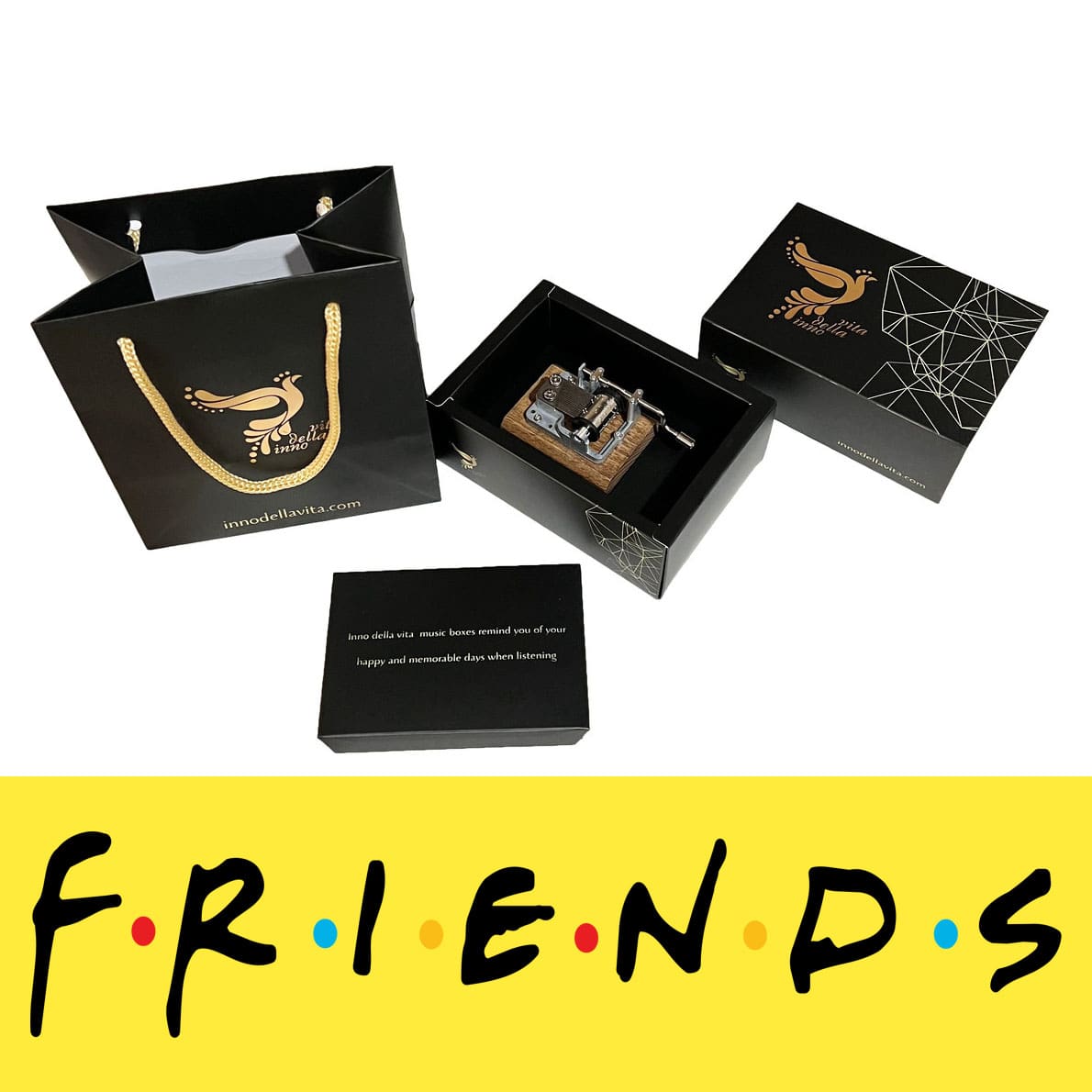 خرید موزیک باکس برند اینو دلا ویتا ملودی فرندز مدل M18CH-B