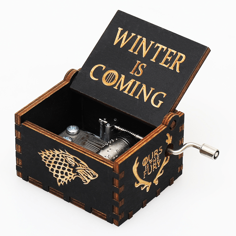 جعبه موزیکال هندلی game of thrones مدل مجیک رنگ مشکی در سایت دکتر موزیکال