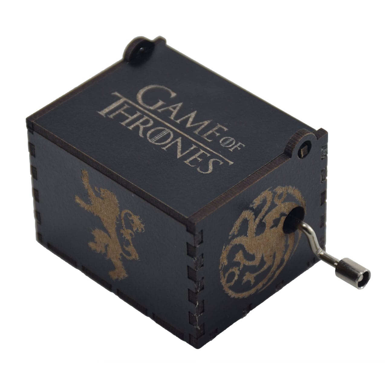 خرید جعبه موزیکال game of thrones مدل MB001  رنگ مشکی مدل هندلی در سایت دکتر موزیکال