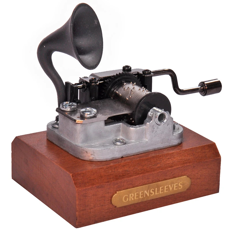 جعبه موزیکال ایل تمپو ولا مدل گرامافونی new classico ملودی گرین‌اسلیوز